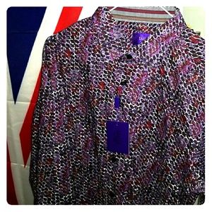 Tallia Paisley Purple Dress Shirt